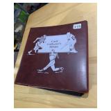 CARD COLLECTOR'S ALBUM, ASSORTED BASEBALL,