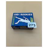 SCORE 1991 ROOKIES BASEBALL CARDS, 40 GLOSSY
