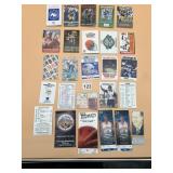 VTG ASSORTED NFL, NBA, MLB SPORTS POCKET