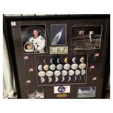 NASA APOLLO 11 BUZZ ALDRIN COMMEMORATIVE FRAMED