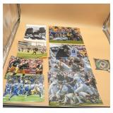FOOTBALL PHOTOGRAPHS W/ PENN STATE FOOTBALL DVD.