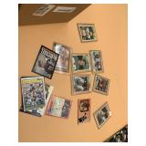 BOX LOT ASSORTED NFL FOOTBALL CARDS, VARIOUS