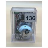 MINIATURE RAIDERS FOOTBALL HELMET, KEN STABLER