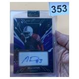 WILD CARD METALLIX MELLO DOTSON AUTOGRAPHED CARD,