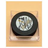 NHL PITTSBURGH PENGUINS HOCKEY PUCK, AUTOGRAPHED