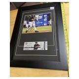 FRANK THOMAS AUTOGRAPHED PHOTO W/ 2007 GAME