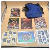 SPORT GRAPHICS BACKPACK, SPORTS MAGAZINES W/