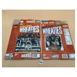 GENERAL MILLS WHEATIES CEREAL BOXES, PITTSBURGH