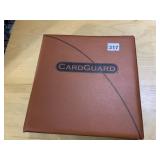 CARDGUARD TRADING CARD BINDER, FILLED W/ VTG