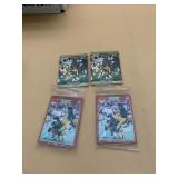 FOUR PIRATES STEELERS TEAM SETS TWO EACH OF 1990
