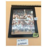 ORLANDO CEPEDA SIGNED FRAMED BASEBALL PHOTO,