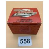 FLEER BASEBALL CLASSIC MINIATURES BOX SET,