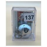 NFL LAS VEGAS RAIDERS MINIATURE HELMET W/ PANINI