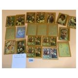 ASSORTED VTG FOOTBALL TRADING CARDS (20), HARD