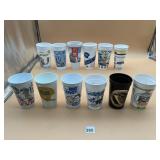 ASSORTED VTG PLASTIC CUPS, PITTSBURGH PITT