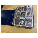 BASEBALL CARD ALBUM, FILLED W/ VTG TOPPS BASEBALL