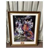 WAYNE GRETZKY FRAMED ART PRINT, LIMITED EDITION