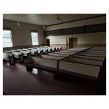 SOLID WOOD  DOUBLE WOOD PAINTED PEWS 12