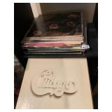 ASSORTED VINYL LPS, CHICAGO BOX SET "WHILE MY