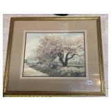 K & B INC. FRAMED "HOPE OF THE YEAR" FLORAL TREE