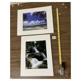 SCOTT HEDGES PHOTOGRAPHIC PRINTS, "OCEAN FALLS" &
