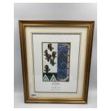 MARTINEZ JR. "AIDA" OPERA PRINT, FRAMED, MATTED.