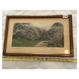 WALLACE NUTTING HAND-COLORED PHOTOGRAPH, "IN THE