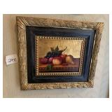STILL LIFE OIL PAINTING, FRUIT MOTIF, SIGNED