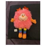 HALLMARK CARDS PLUSH MONSTER DOLL, PINK FUR,