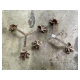 CAST IRON TRIPOD STANDS, CLAW FOOT DESIGN, PR.