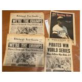 ASSORTED VTG SPORTS NEWSPAPERS, INCL PITTSBURGH