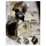 UHLEMANN CHICAGO VTG FUR COAT, ASSORTED FUR