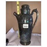 THE SHEFFIELD SILVER CO. COCKTAIL SHAKER,