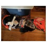 STERILITE PLASTIC STORAGE BIN CONTAINING CHARADES