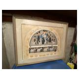 BUCKLEY MOSS PRINT, DEPICTING AMISH CHILDREN W/