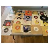 ASSORTED VTG 45 RPM VINYL RECORDS, VARIOUS