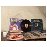 VTG CHRISTMAS VINYL RECORDS, INCLUDES ROSEMARY