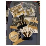 ASSORTED BIRTHDAY PARTY DECORATIONS, INCLUDES