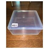 VTG PYREX OVENWARE SQUARE CASSEROLE DISH, CLEAR