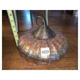 HOME ESSENTIALS MERCURY GLASS PUMPKIN DECOR,