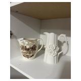 JOHNSON BROS HISTORIC AMERICA PITCHER, ANTIQUE