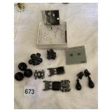 ASSORTED COSTUME JEWELRY, LIZ CLAIBORNE EARRINGS