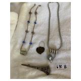 ASSORTED JEWELRY, INCL BEADED NECKLACE, SNAKE