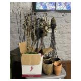 ARTIFICIAL FLORAL STEMS, METALLIC FINISHES,