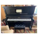 HUNTINGTON PLAYER PIANO, SHELTON CONN, BLACK