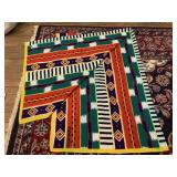 FIORUCCI PRINTED SCARF, GEOMETRIC PATTERN.