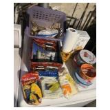 ASSORTED HOUSEHOLD ITEMS: FAT CAT CERAMIC BOWL,