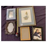 VTG FRAMED ARTWORK, INCLUDES MARTHA HANSON GOOSEY