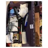 ASSORTED HOUSEHOLD TOOLS AND SUPPLIES, INCLUDES