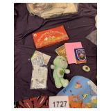 ASSORTED TOYS AND CRAFT SUPPLIES, INCLUDES PARKER